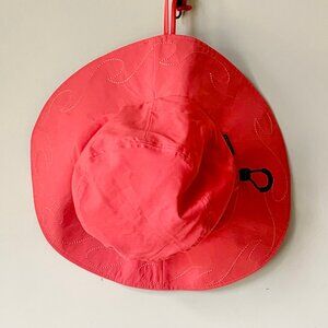 GUC Columbia Wide Brim Omni-Shield Women's Hat, Coral, Size OS